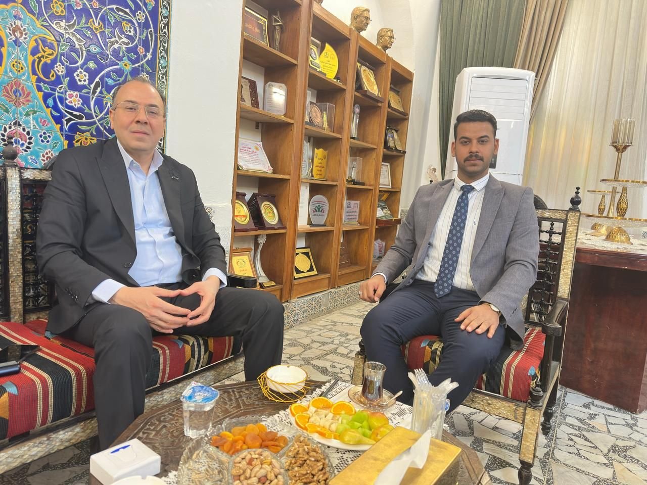 Read more about the article كادر اعلام مكتب سماحة الشيخ منتظر الخفاجي في ضيافة دار الشؤون الثقافية العامة.