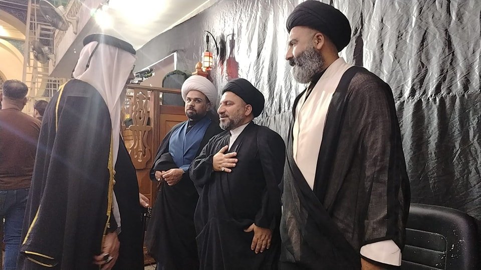 وفد الشؤون الدينية يشارك في عزاء الإمام الجواد 4