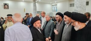 Read more about the article مجلس العزاء الذي أقيم بمناسبة الذكرى السنوية الاولى لرحيل ﴿ السيد محمد مهدي الموسوي الخرسان ﴾