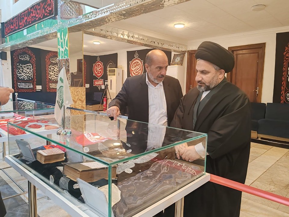 الشؤون الدينية في زيارة معرض الإمام المهدي عج الأول 2