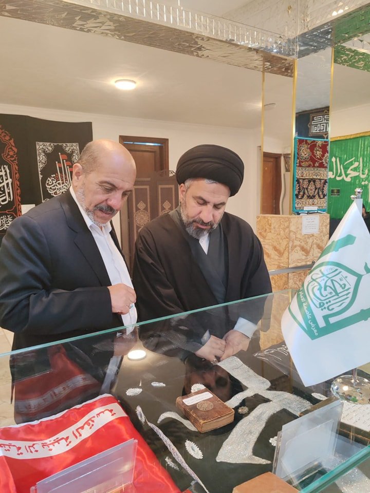 الشؤون الدينية في زيارة معرض الإمام المهدي عج الأول 3