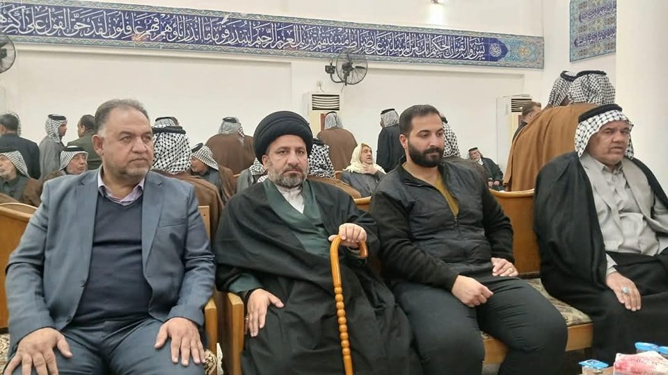 وفد المكتب يقدم التعازي بوفاة الشيخ تكليف الجبوري. 4