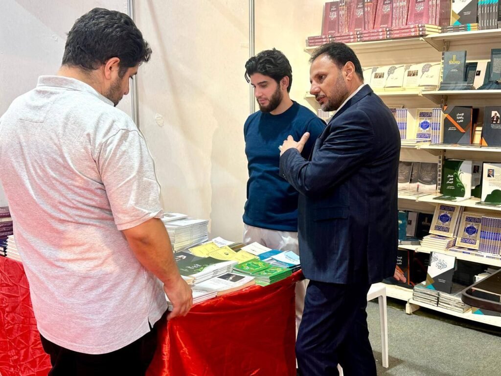 جناح مكتب سماحة الشيخ منتظر الخفاجي في معرض بغداد الدولي في دورته السادسة والعشرون 5