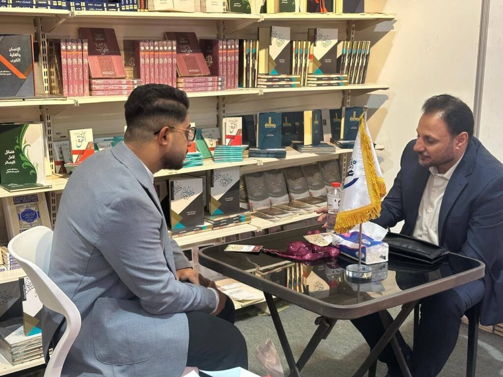 جناح مكتب سماحة الشيخ منتظر الخفاجي في معرض بغداد الدولي في دورته السادسة والعشرون 6